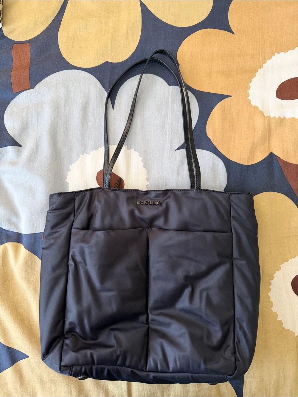MZ Wallace Navy Metro Tote